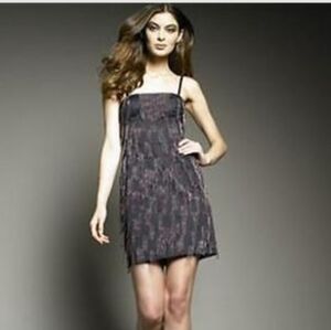 Diane Von Furstenberg Black Strapless Dress